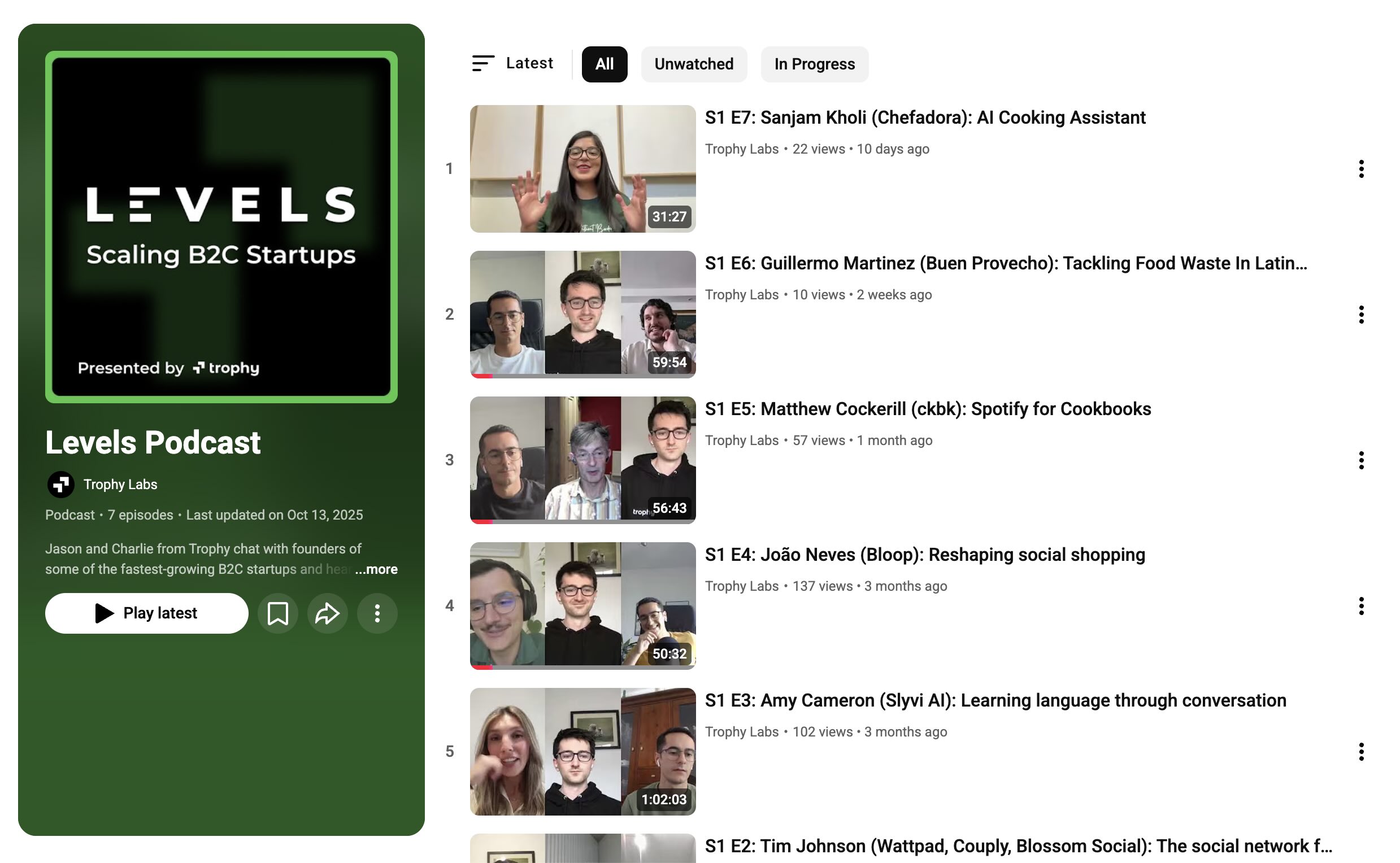 The Levels podcast